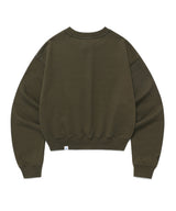 W CLASSIC ROSE SWEATSHIRT OLIVE(CV2EFFM446A)