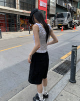Vintage cargo bermuda pants
