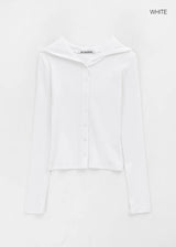 [MADE] Push Warmer Button Hooded Long Sleeve T-shirt