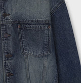 French Golden Work Denim Jacket