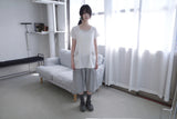 リネンフラワーポケットTシャツ