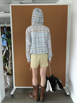 Ranel check hoodie (2color)