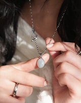 Sage Oval Necklace