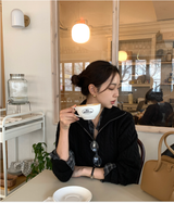 [1,000 Sold] スロー ケーブル ニット ジップアップ / 5カラー