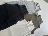 wool Angora sleeveless turtleneck T-shirt