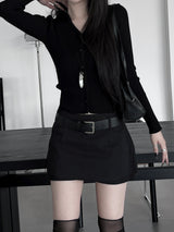 V-neck care cardigan (2color)