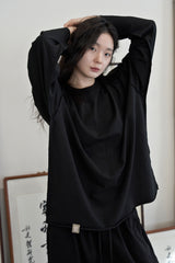 ヴィンテージ P. ダイイングカットアウトボックスTシャツ (Black)