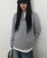 Kiyul Henley-Neck Warmer Long Sleeve T-Shirt