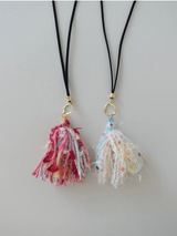 インディー タッセル ネックレス(WHITE, PINK 2COLORS!)