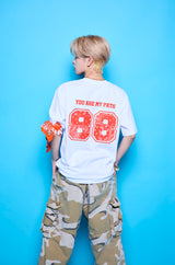 オクトパスフットボールTシャツ×バンダナ（オレンジ）