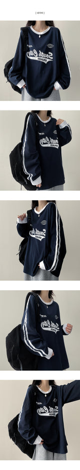 Sass Track Line Sweatshirt