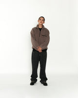 Sherpa Half-zip, brown