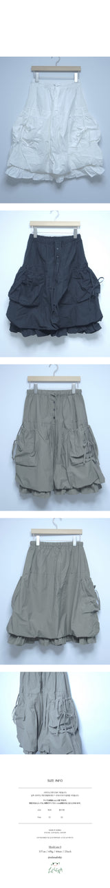 ribbon cargo skirt