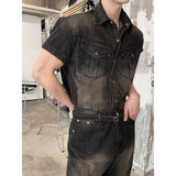 [MUSCLE FIT] クールエバーウエスタンポケットシャツ(3color)