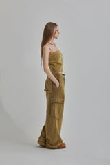 BUNDLE SLEEVELESS TOP