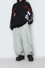 eyelet string nylon pants