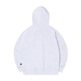 HANDLE EMBRODERY HALF LOGO HOODIE
 - WHITE
M/GREY
