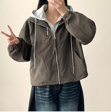 Noah Layered Color Matching Hoodie Jumper