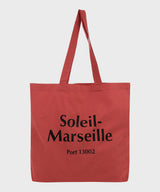 amour soleil eco bag sun red