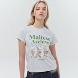 マルチーズアーカイブTシャツ