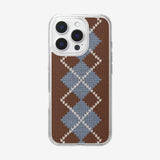 CLASSIC ARGYLE HARD JELL CASE_BROWN