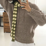 Sobel Alpaca Loose Fit Hoodie Knitwear