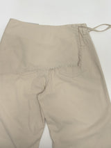 Lace Wrap Balloon Fit Wide Pants