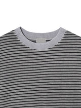 ステップピグメントストライプトップス (3color)