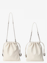 LUZIN MINI シープスキンショルダーバッグ / Bright Ivory
