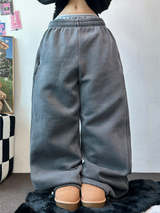 ストリング🩶ピグメントトラックロングパンツ 🩶🤎🖤3カラー