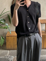 Maison two tuck banding slacks