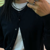 black cross necklace