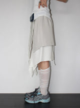 LAYERED HALTER SLEEVELESS