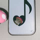 [MADE] [+MagSafe] [MADE] メロディスマホケース ブルー (シルバーミラーバンパー)