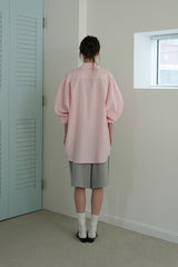 Pocket over shirt_pink