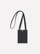S.T.C. コーデュロイクロスミニバッグ (BLACK)