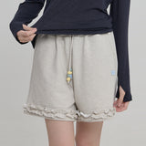 Beads Shirring Short