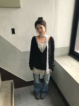 2-Color Signature Flare Denim Pants