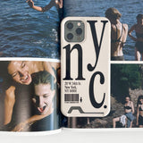 NYC フォーンケースベージュ (card)