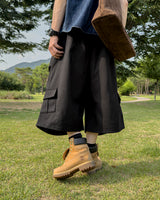 Veluke Belt Cargo Bermuda Pants