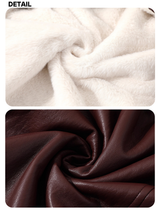Signature Leather Warm Half Coat