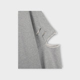 3タップダメージカッティングスウェットシャツ (3color)