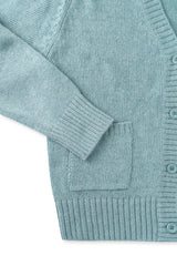 Nuts v-neck cardigan_skyblue