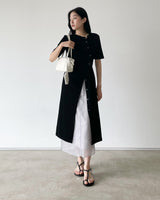 Mati unbalance long cardigan