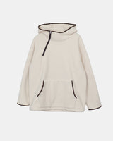 Fonan Two-Tone Diagonal Half-Zip Fleece Hoodie