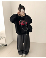 Juno Brisbane Embroidery Lettering Overfit Hoodie