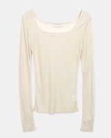 Nev Square-Neck Long Sleeve T-Shirt (9 Colors)