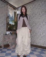 (3color) Utility Cargo Wide Pants