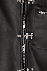 OR フッククロップレザージャケット