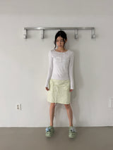Breeze CottonModal HenryNeck T-Shirt (Bio-Washing) - Light Melange